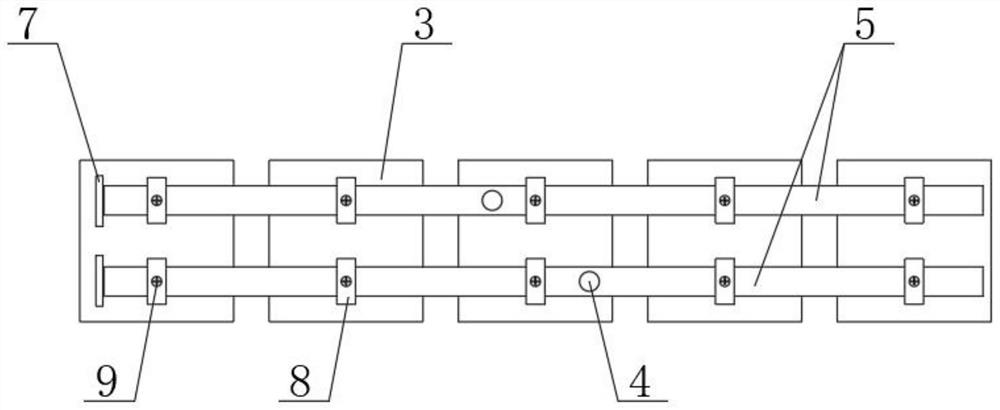 Combined container type automatic light supplementing device for farm