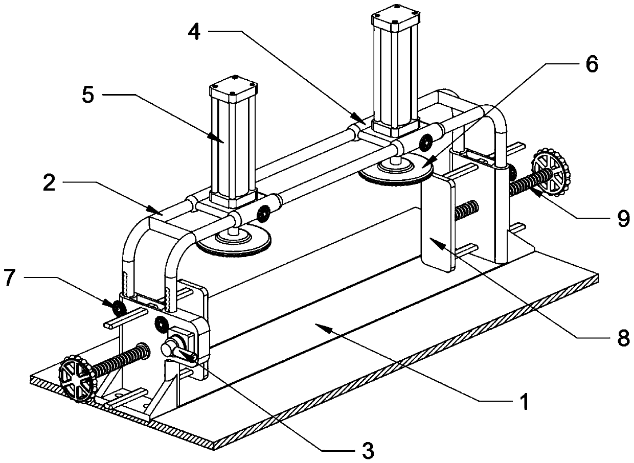 Auxiliary device for high-accuracy shearing machining