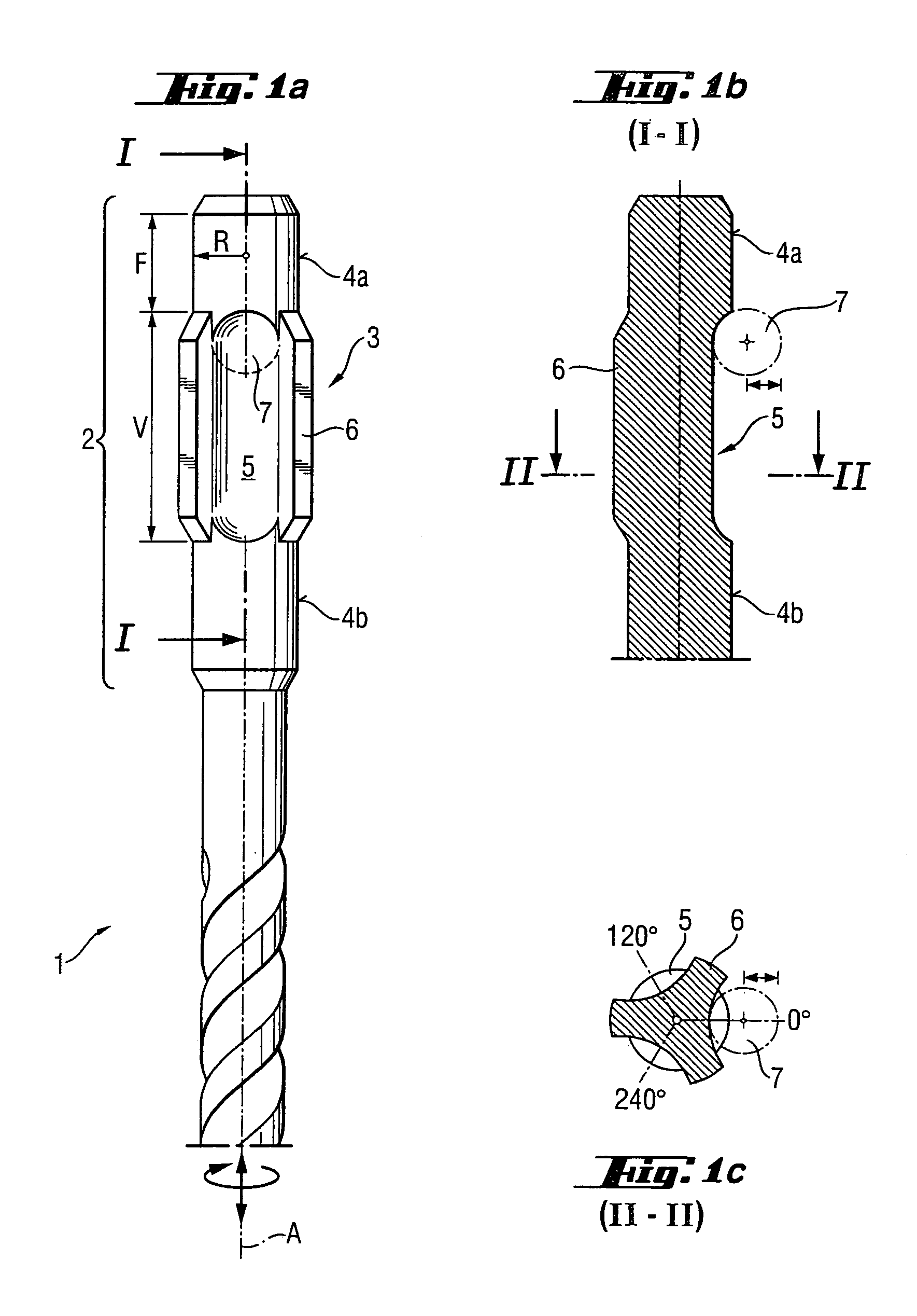 Shank for a rotary/percussion tool