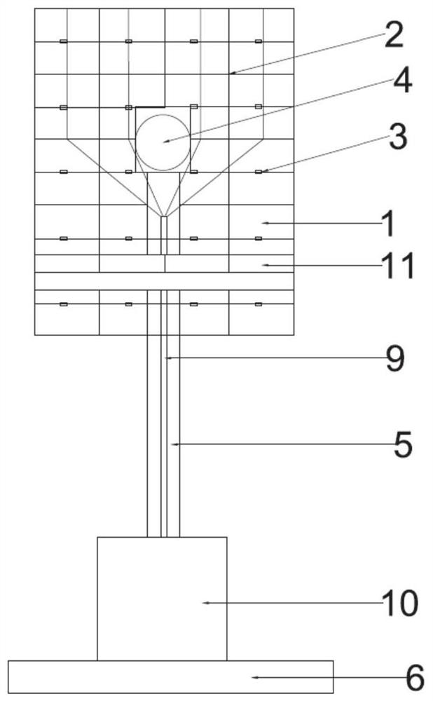 Sunlight lighting device and tunnel lighting system