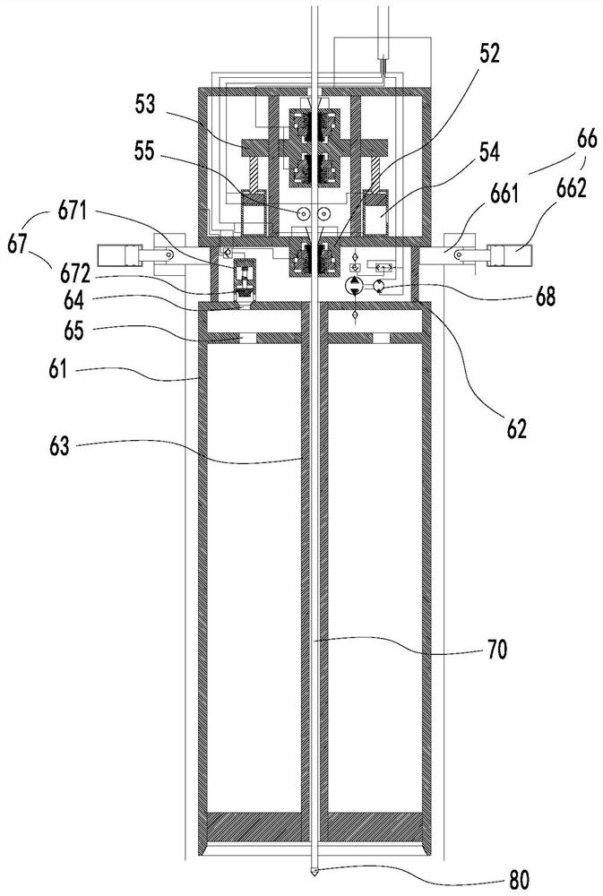 Light seabed type cone penetration test operation equipment