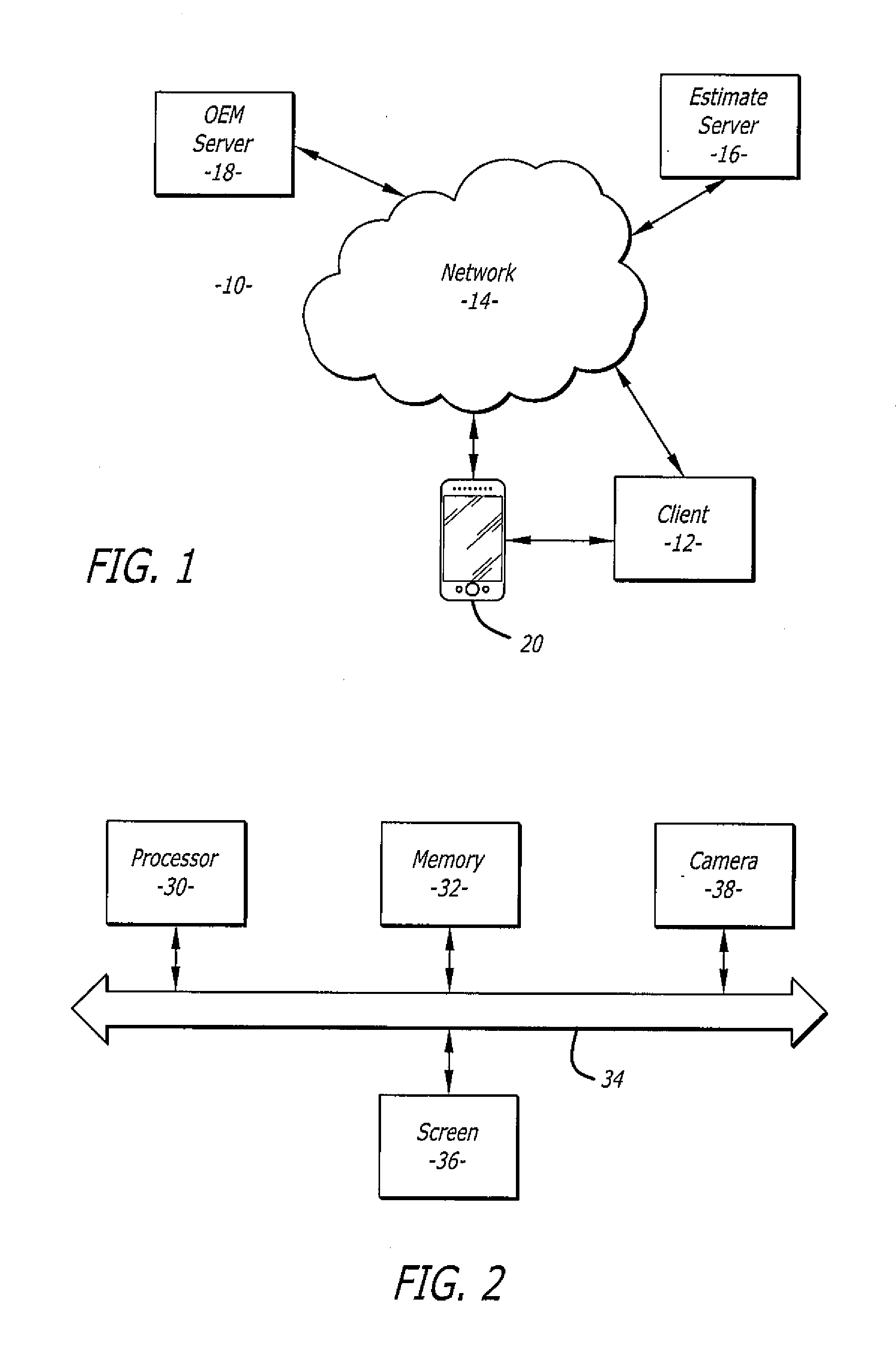 Mobile system for generating a damaged vehicle insurance estimate