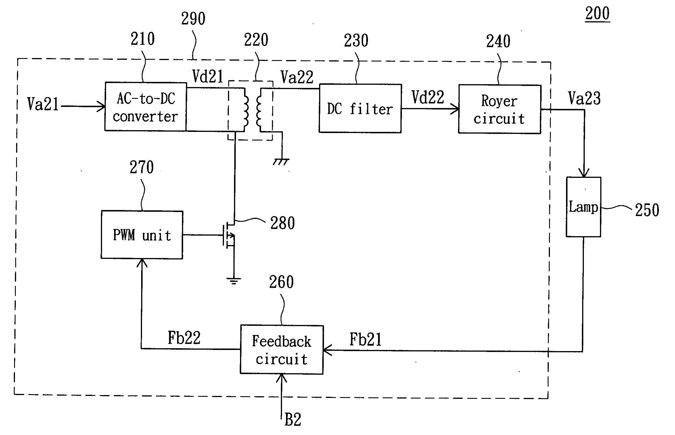 Monitor and power circuit thereof