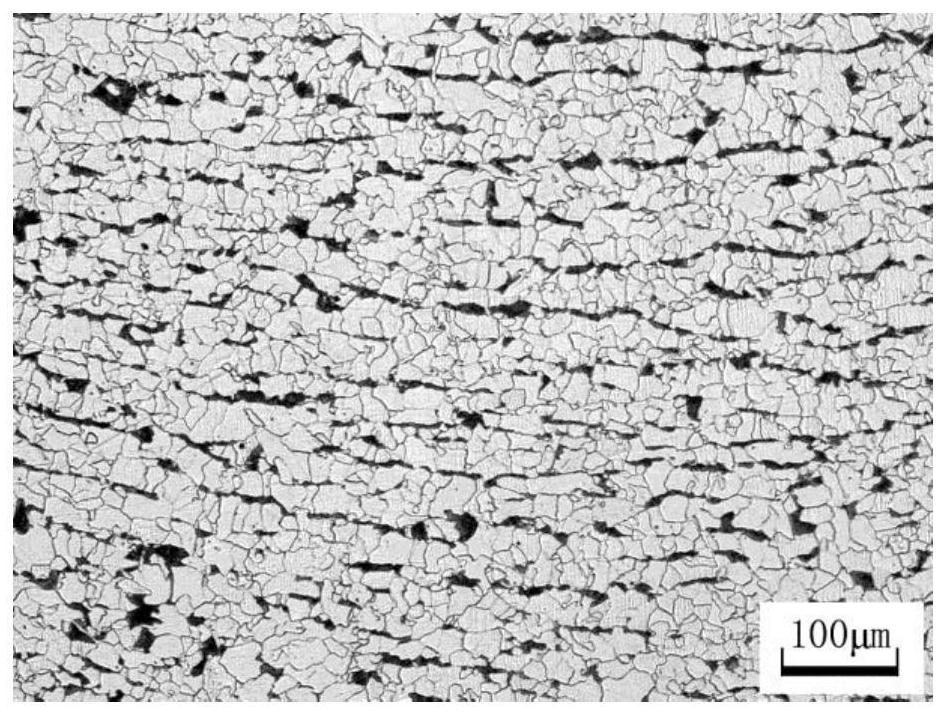 Production method for improving whole-section residual stress uniformity of F-shaped rail