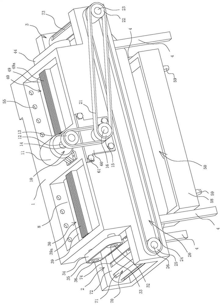 A kind of hemp fiber kneading device