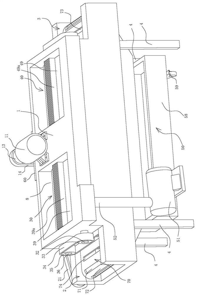 A kind of hemp fiber kneading device