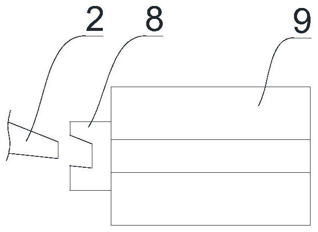 Local strengthening device and method for multi-metal melting band-shaped saw blade