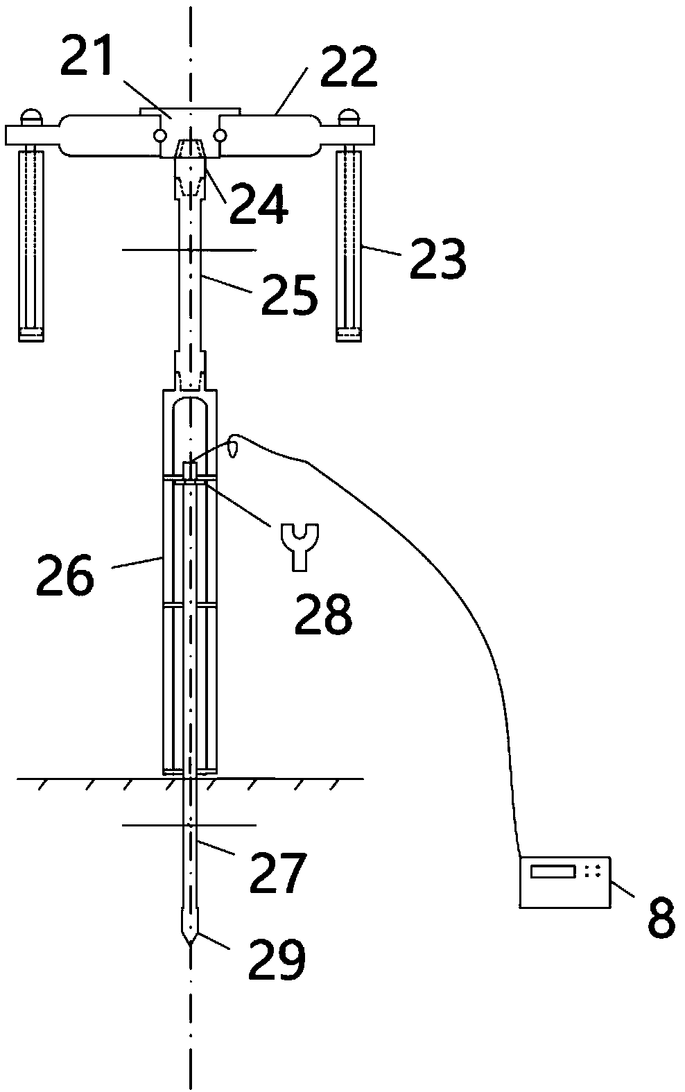 Vehicle-mounted penetration device