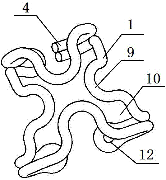 A tapered memory alloy breastbone fixer