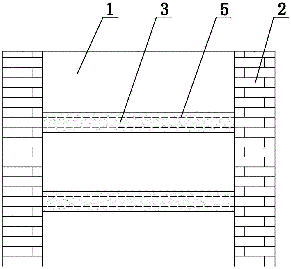 A method for strengthening rammed earth walls