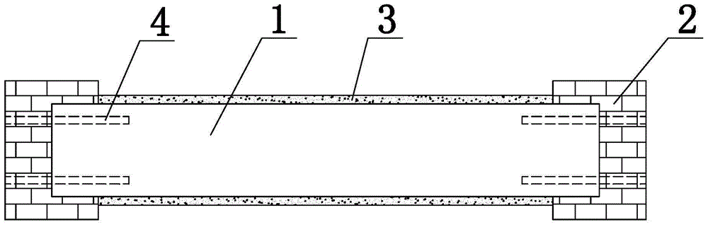 A method for strengthening rammed earth walls