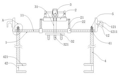 Abdomen massage device for assisting digestion in traditional Chinese medicine digestive system department