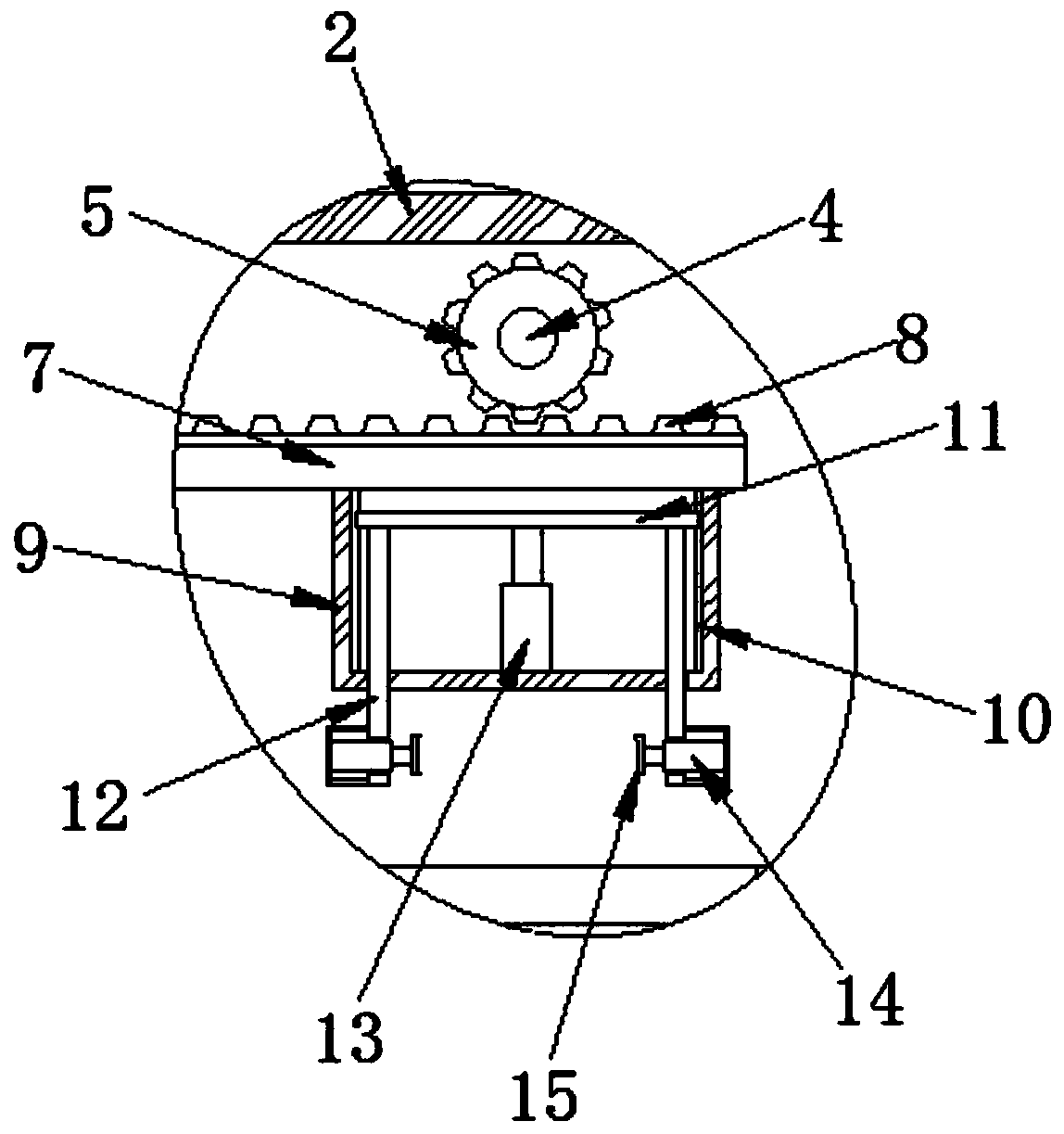 Feeding equipment for hot forging process