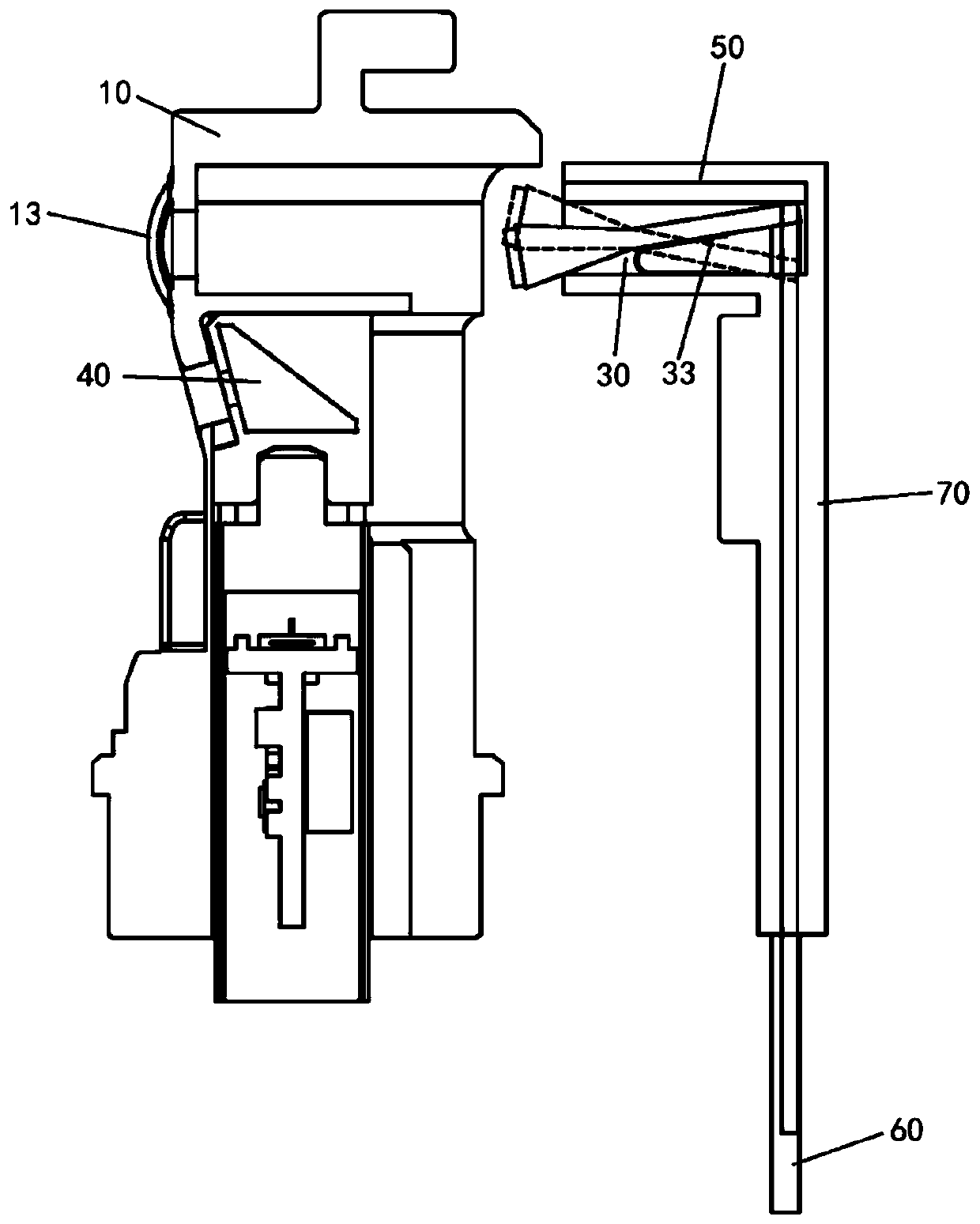 Variable lighting structure and endoscope