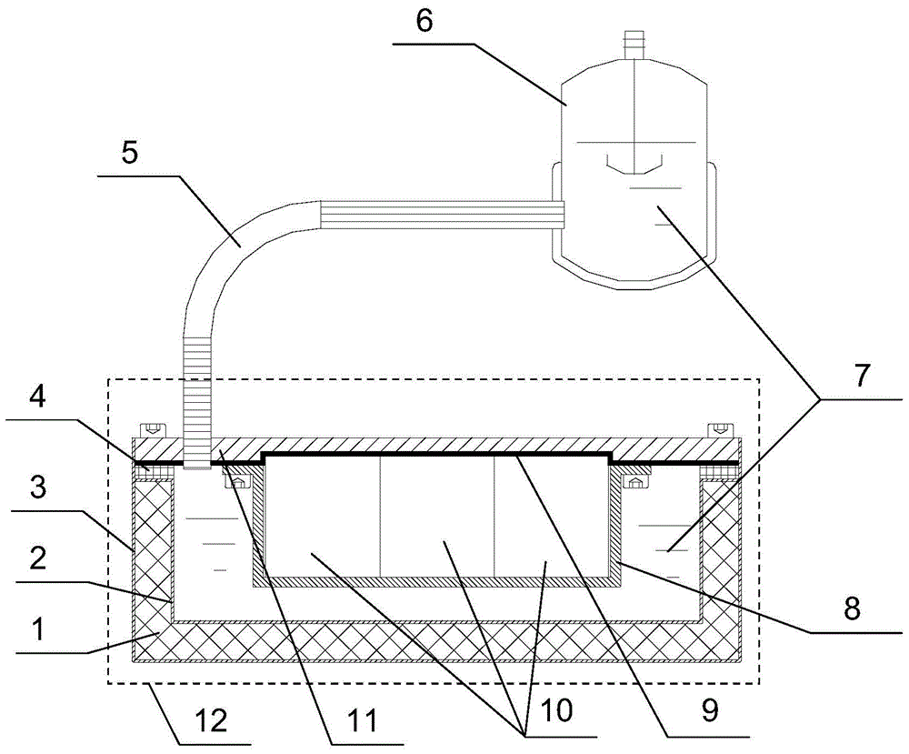 A Dewar system for high temperature superconducting magnetic levitation energy storage flywheel