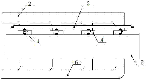 Nozzle structure used for multi-point injection of methanol engine