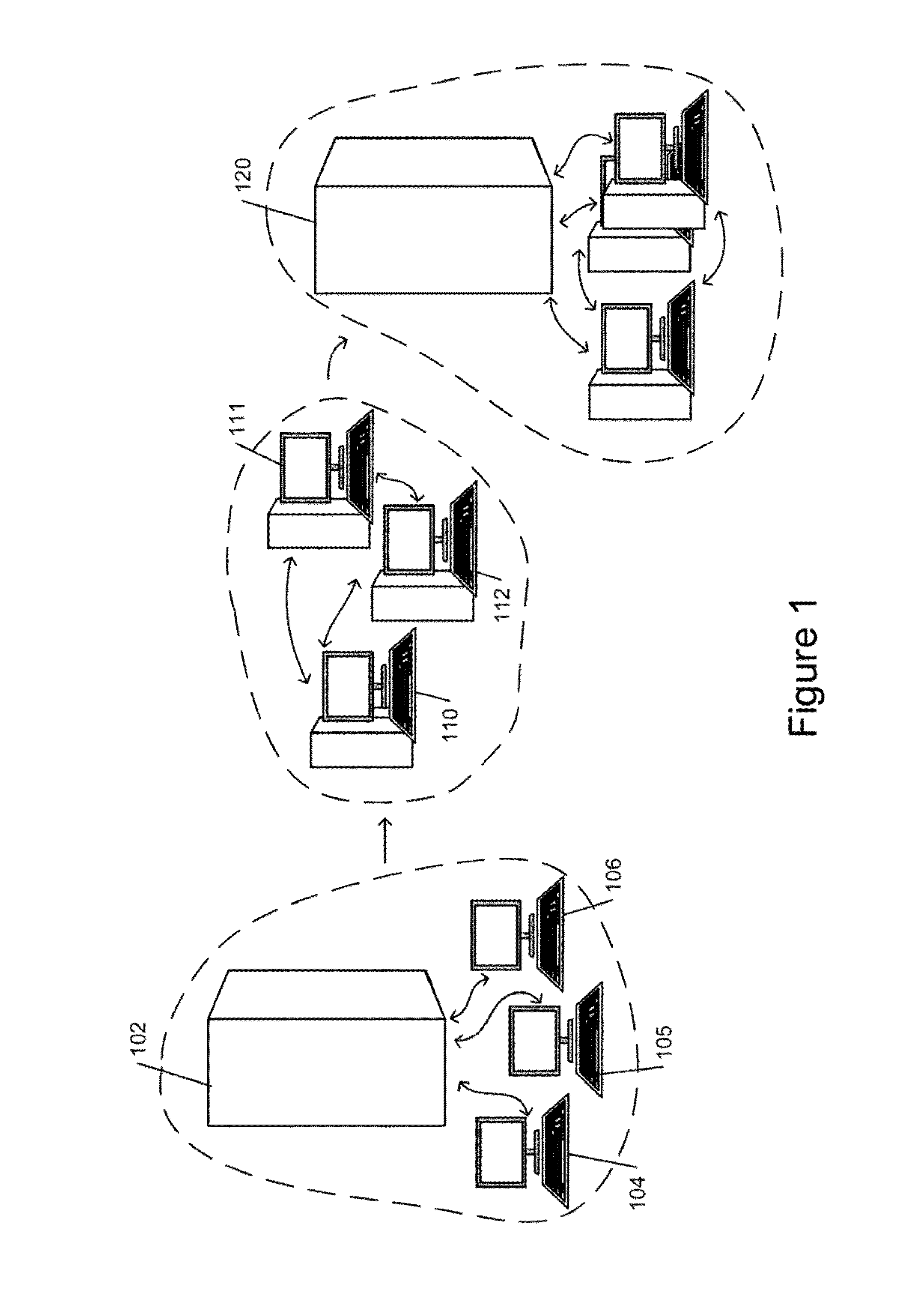 Virtual-machine-based application-service provision of front-end versions of back-end applications