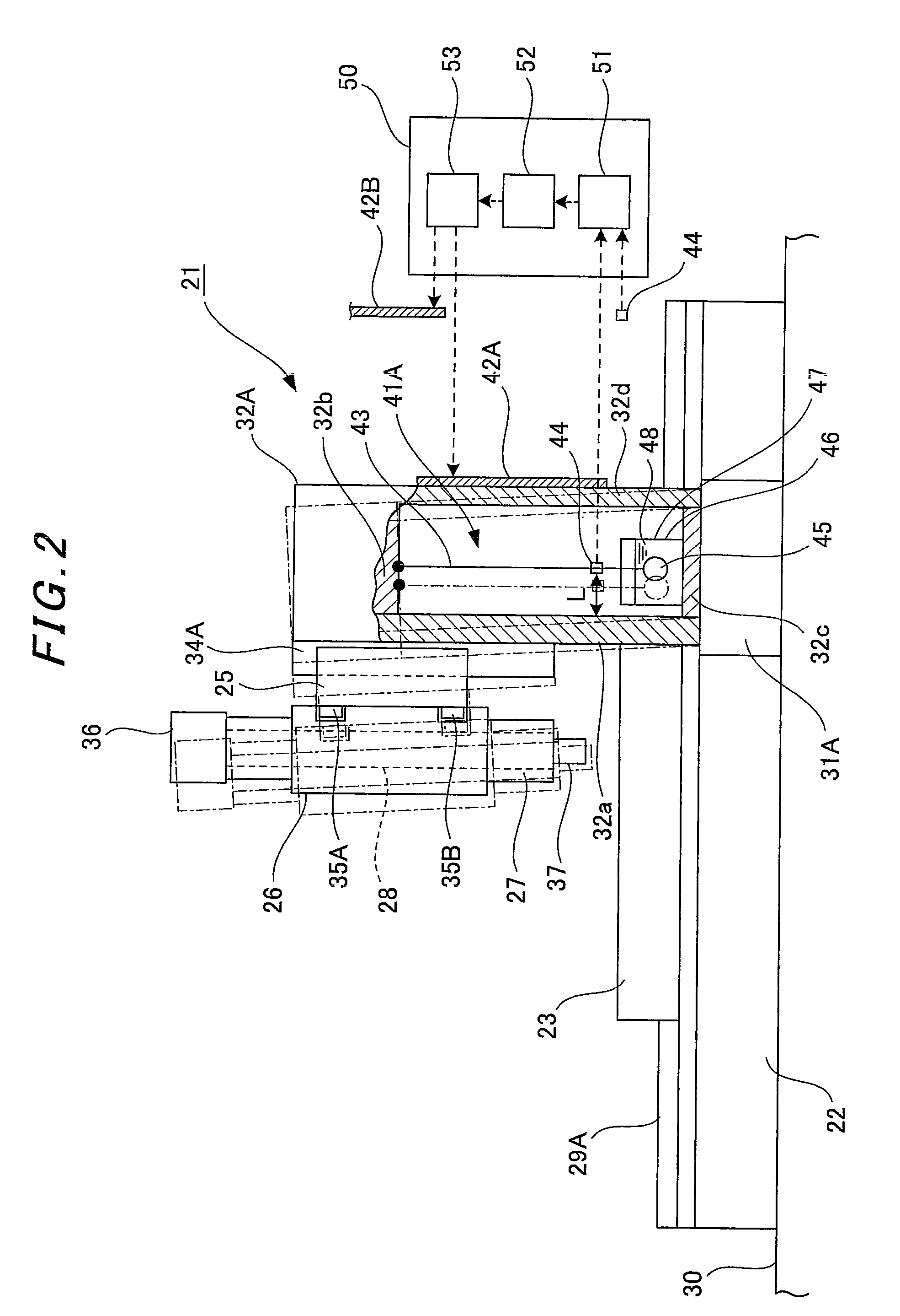 Spindle inclination detector and machine tool including the same