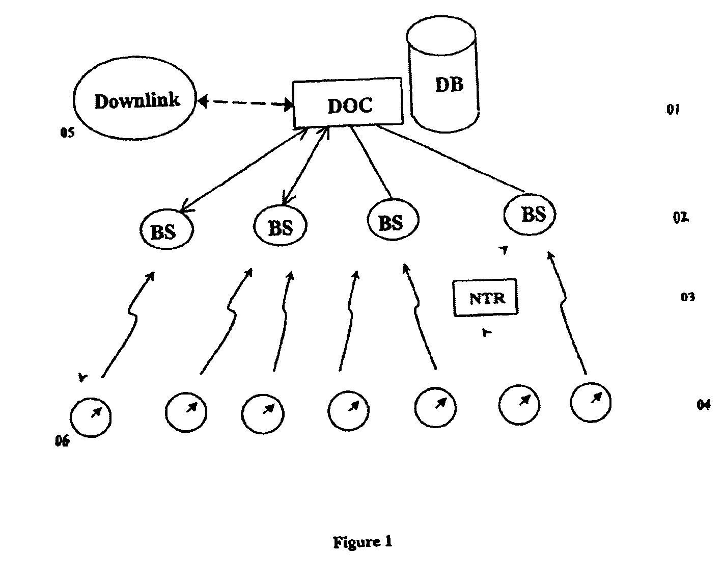 Modular wireless fixed network for wide-area metering data collection and meter module apparatus