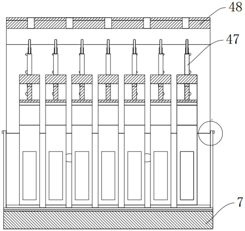 Tunnel concrete pouring device and using method