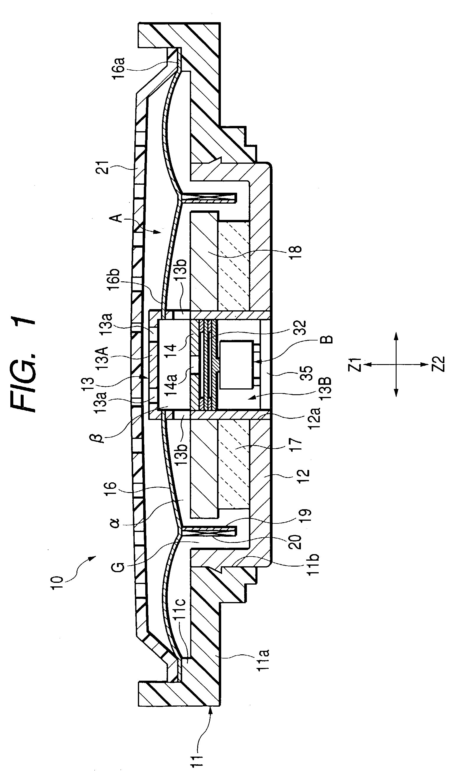 Acoustic apparatus for preventing howling