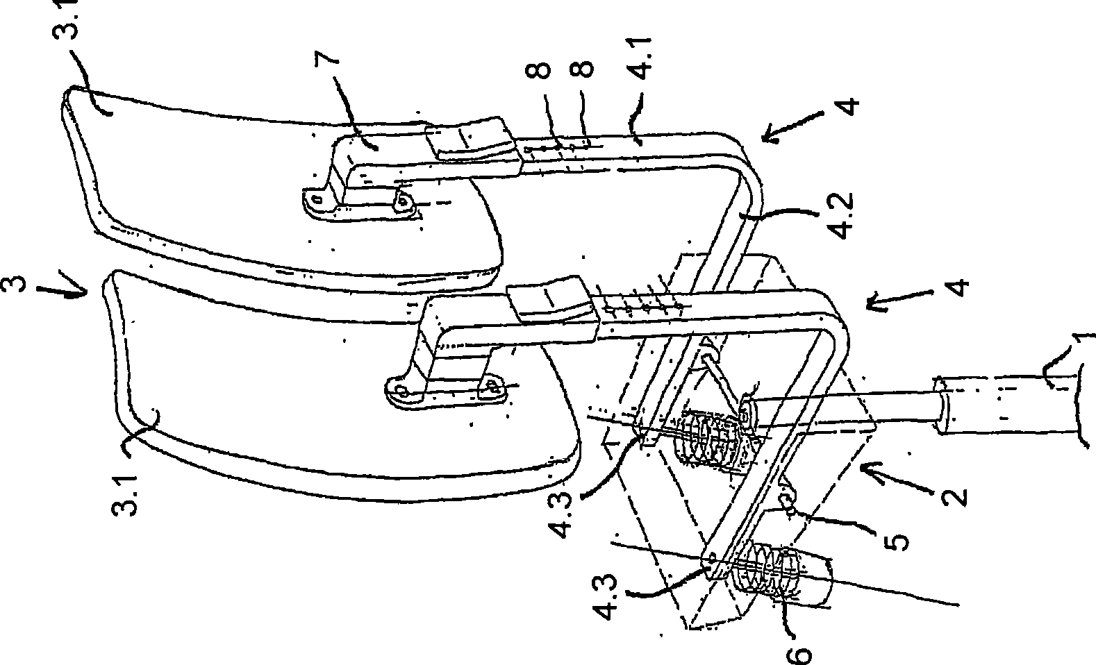 Back rest for a stool or a chair, and stool or chair provided with such a back rest