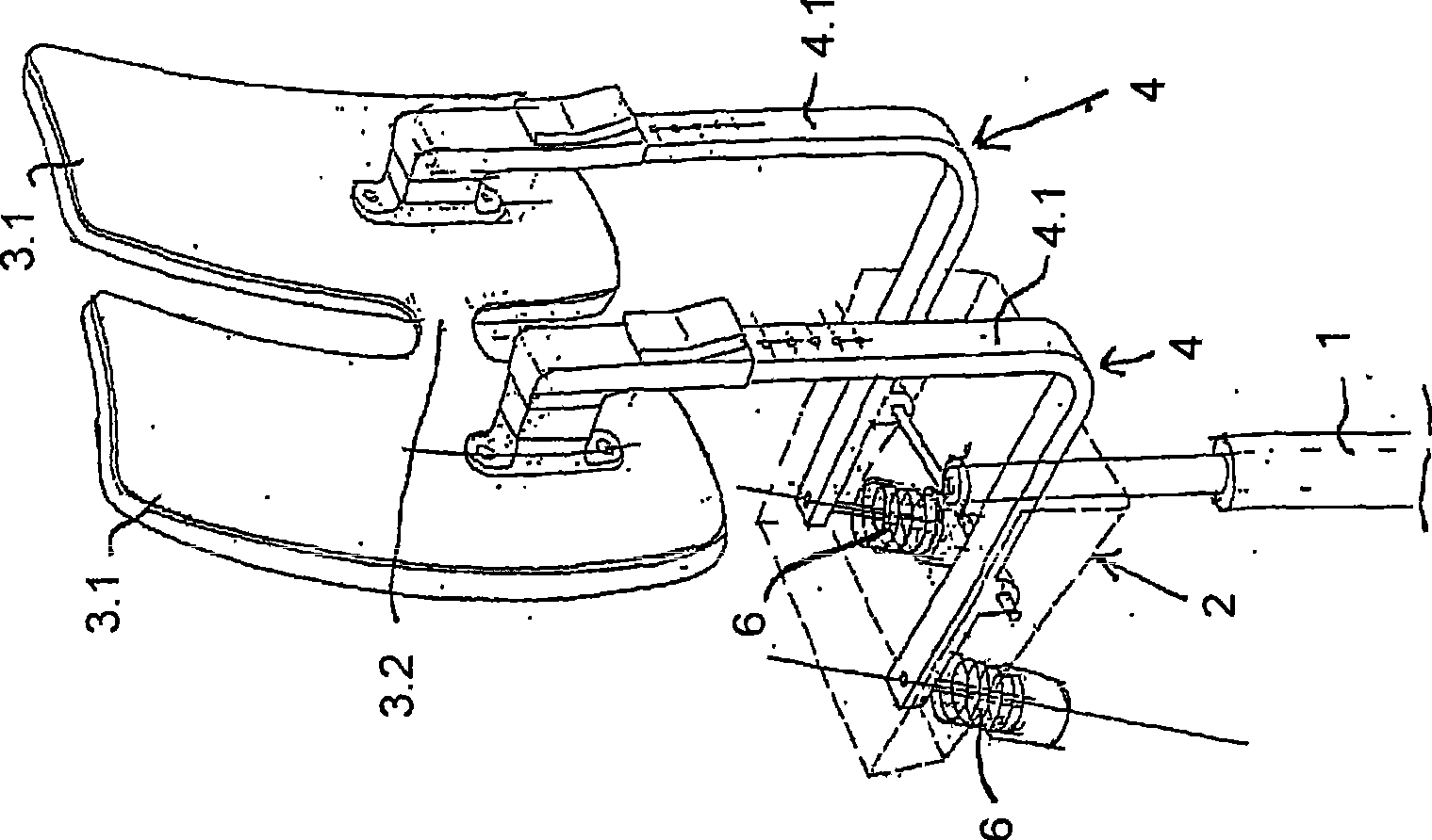 Back rest for a stool or a chair, and stool or chair provided with such a back rest