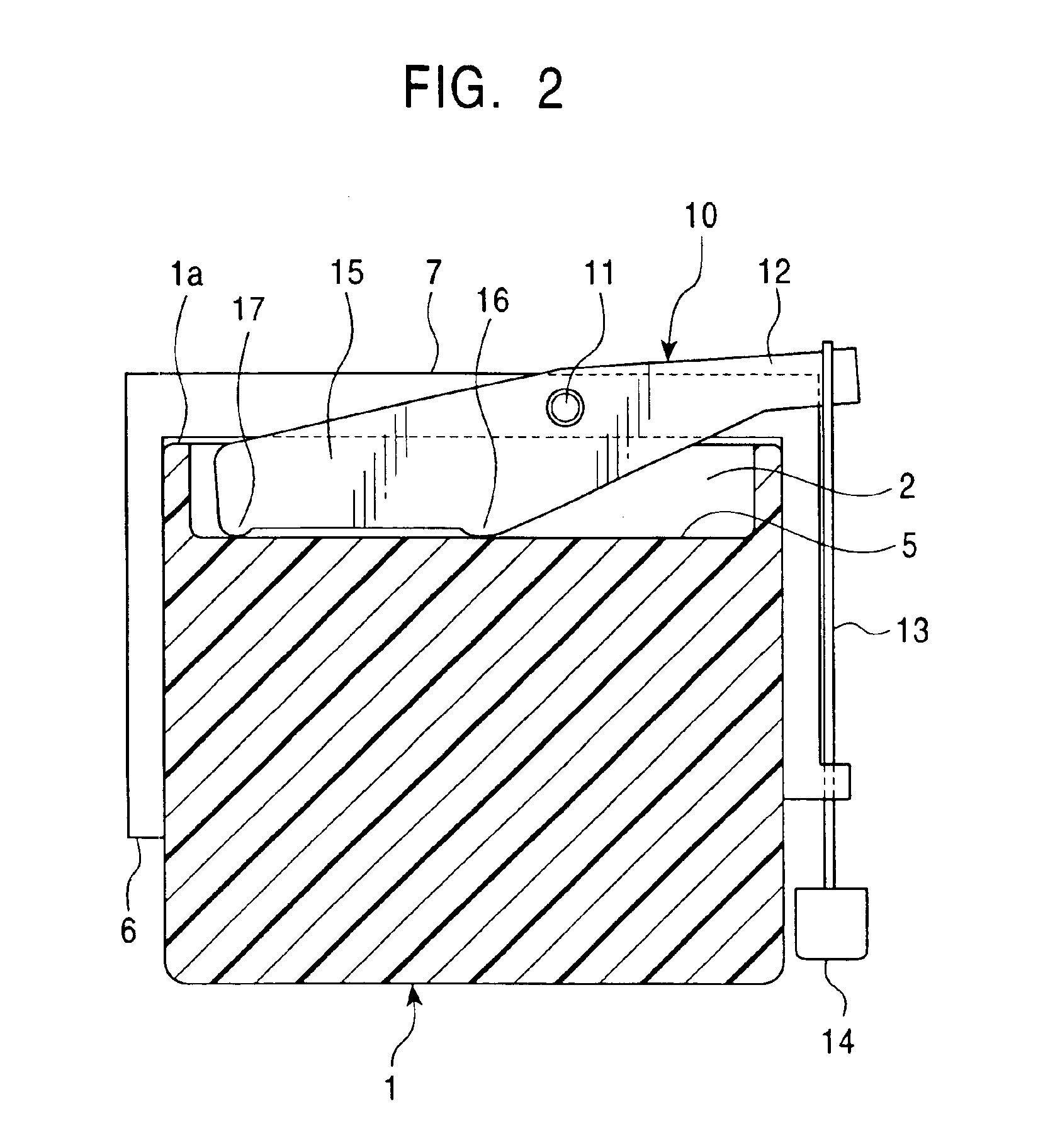 Card connector including ejecting lever for ejecting card