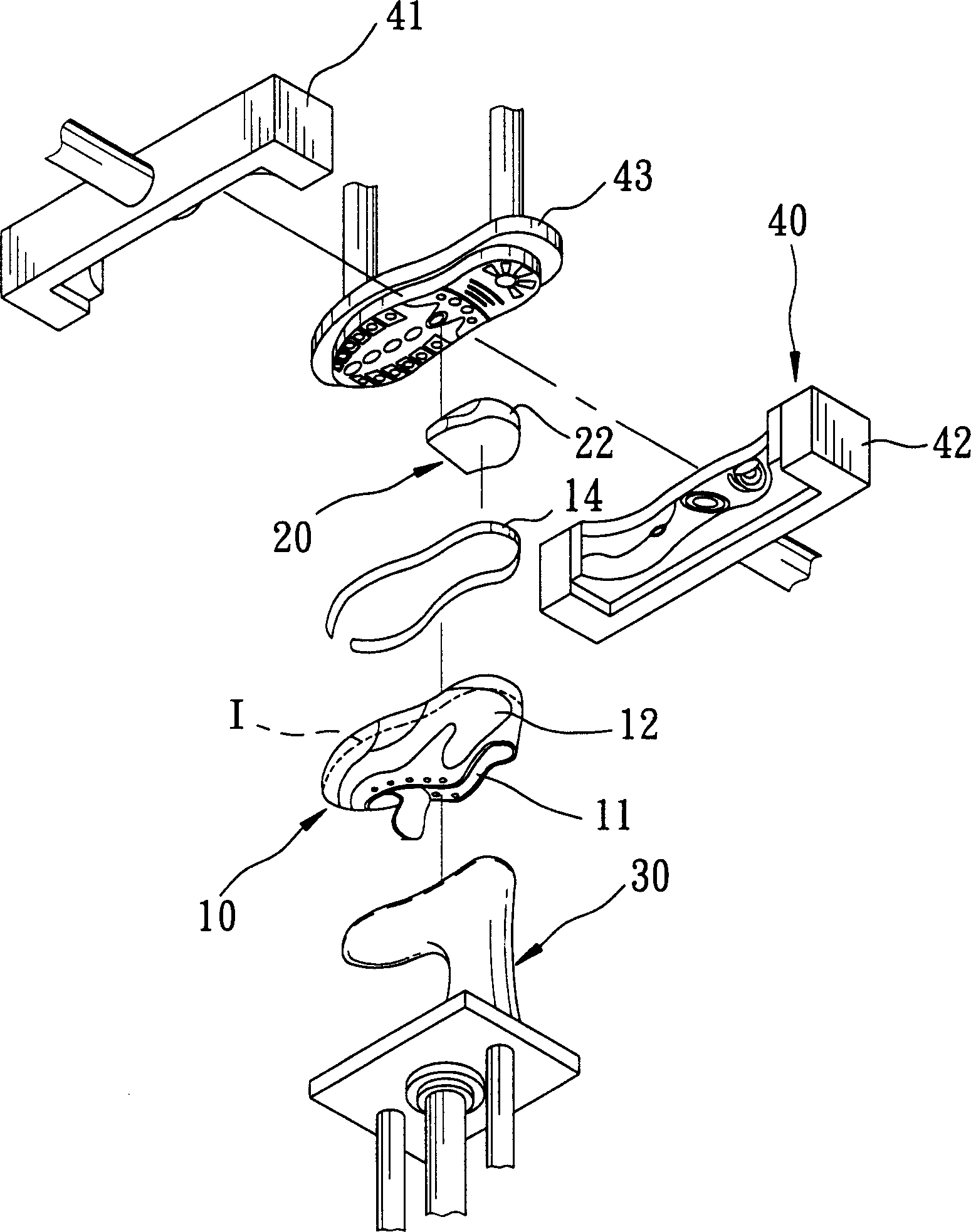 Foamed shoe body formed by integral whole shaping method