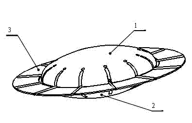 Bionic robot stingray and movement method thereof