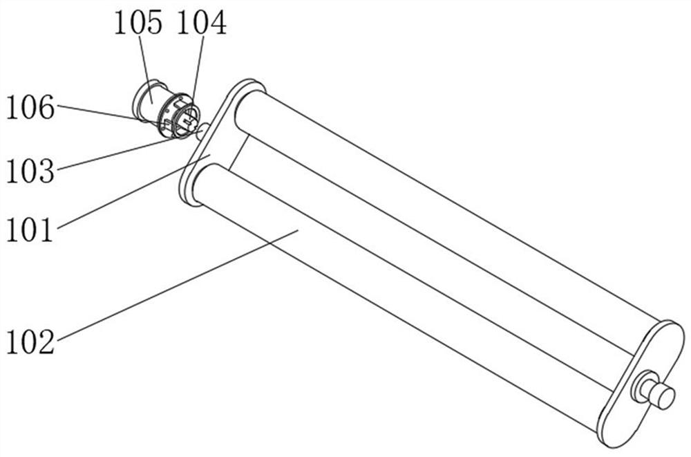 Winding device with high retentivity for spandex yarn production and processing