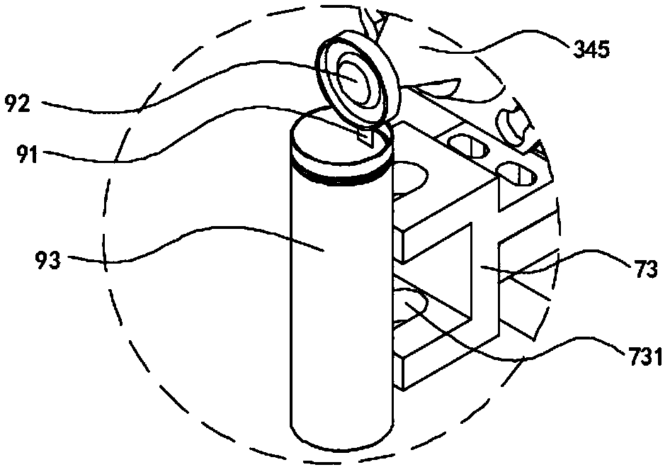 End cap welding mechanism