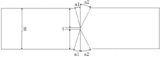 Gas protection welding method for rack steel with thickness being greater than or equal to 80 mm