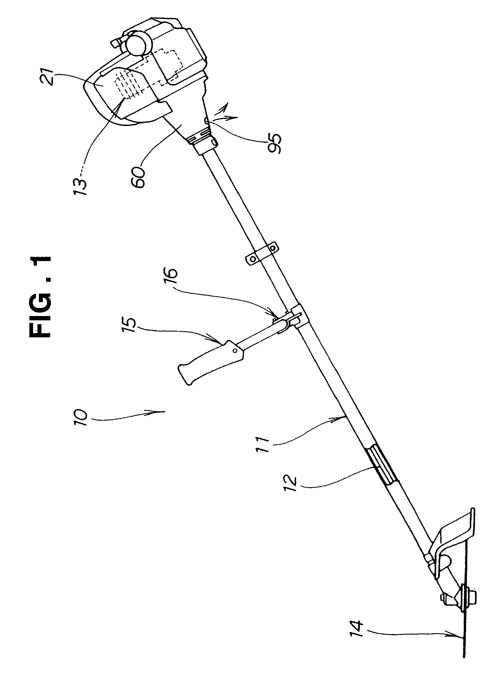 Bush cutting machine