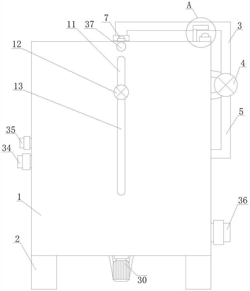 Deodorization device for biological organic fertilizer production