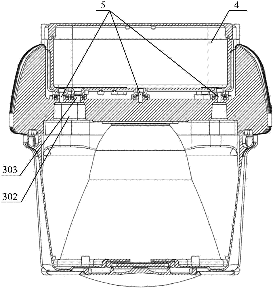 Power source thermal isolation high-power LED lamp