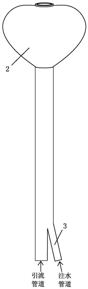 Uterine-shaped uterine cavity physical barrier device combining functions of supporting and draining