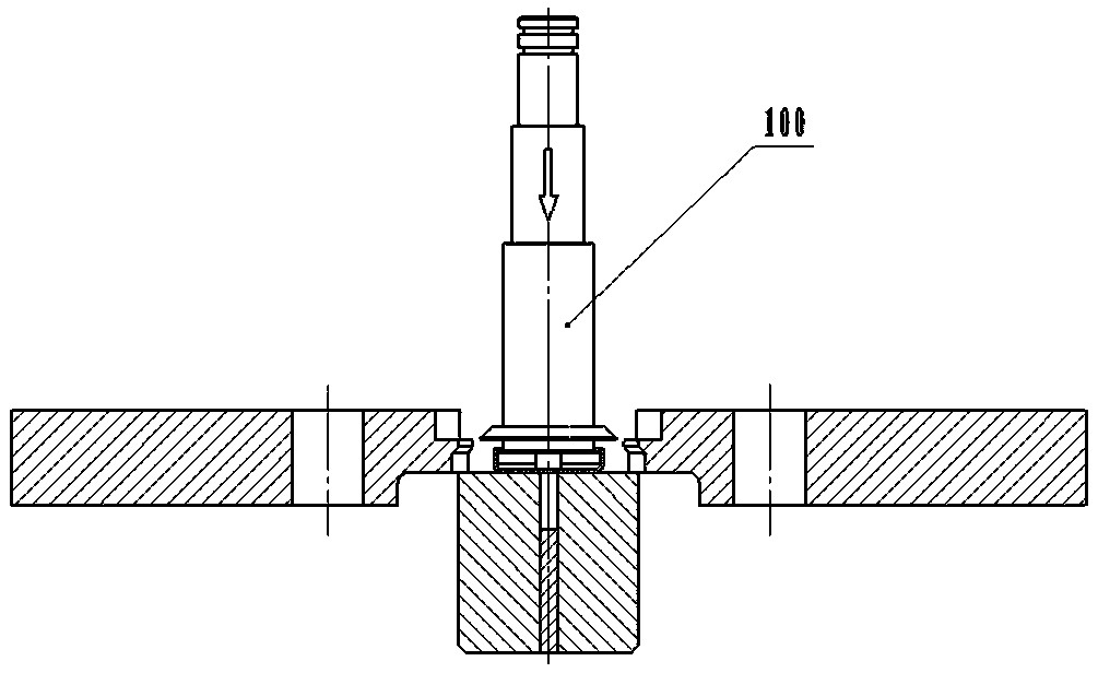 Rolling device for dust-proof cap of automobile lock cylinder