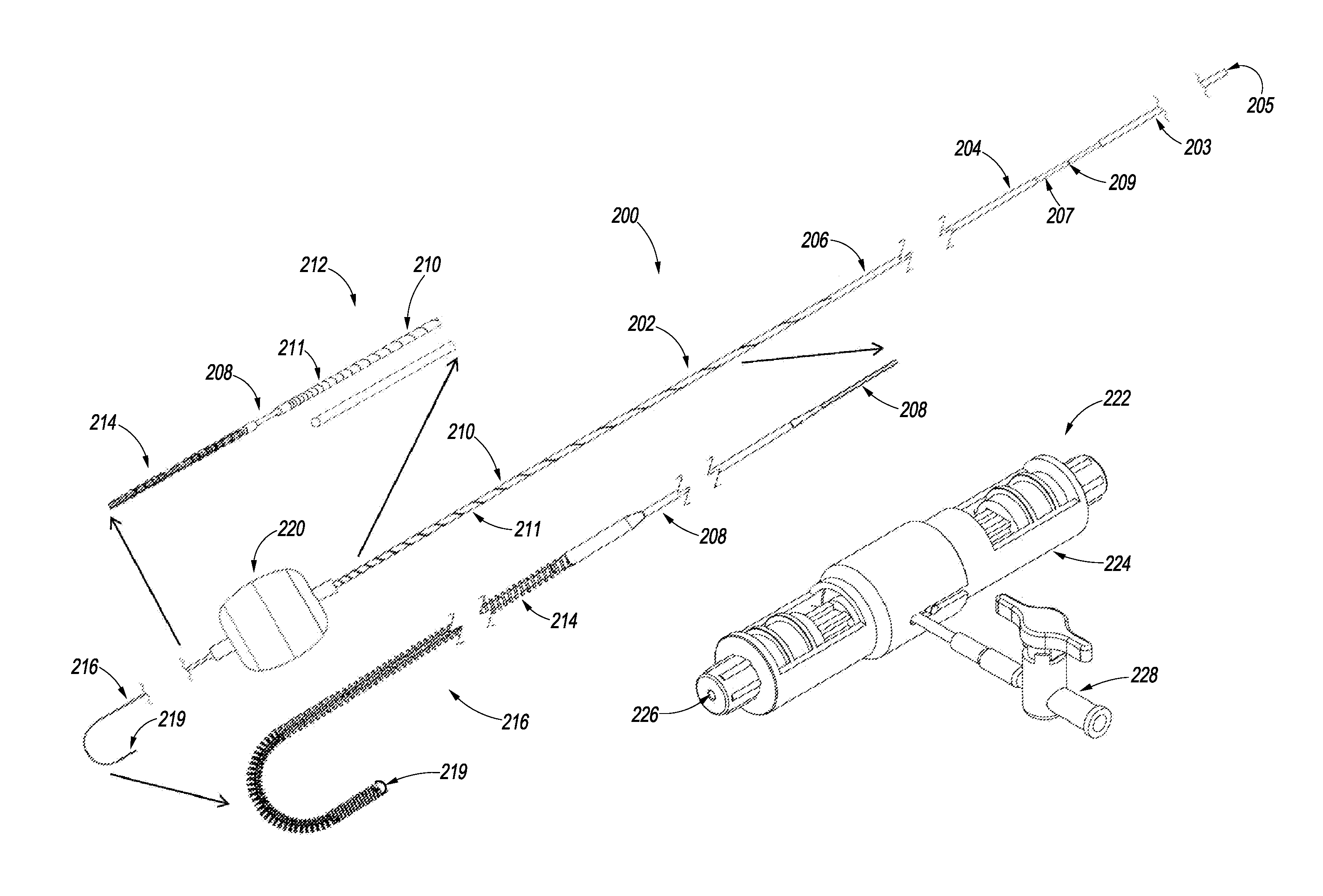 Method and devices for flow occlusion during device exchanges