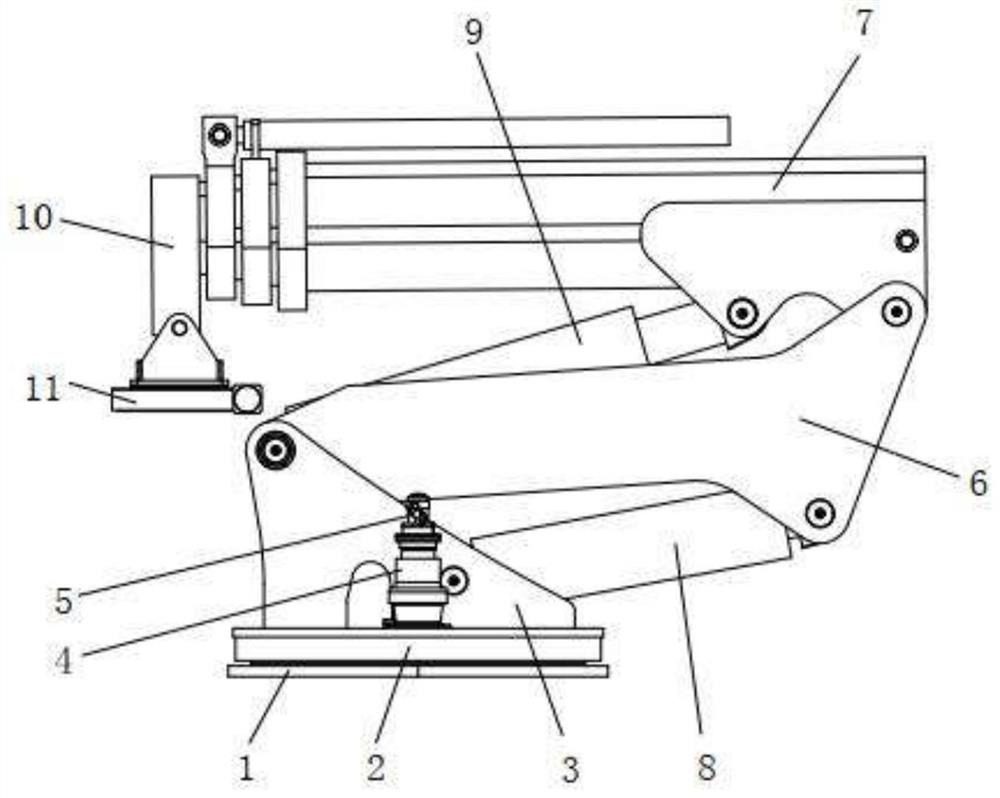 Folding and telescopic arm combined type robot