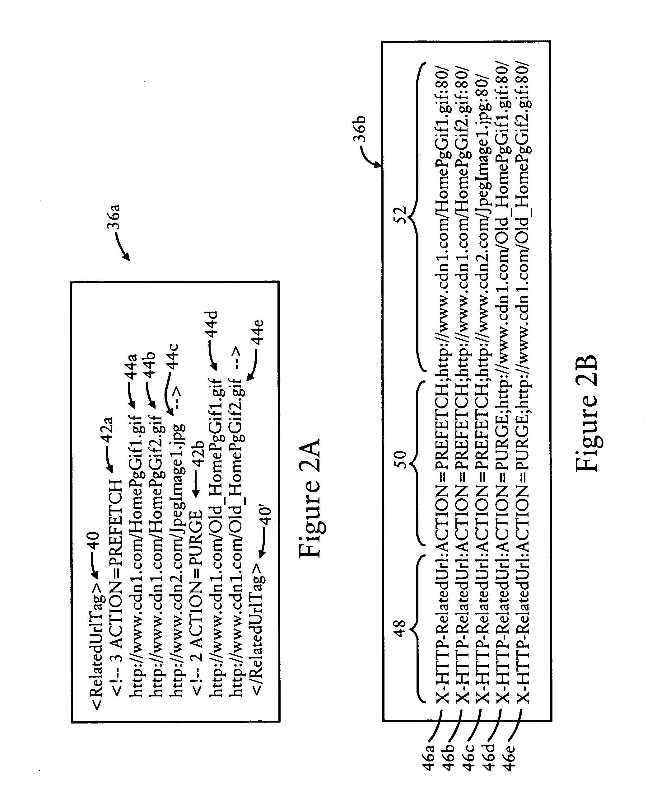 Arrangement for providing content operation identifiers with a specified HTTP object for acceleration of relevant content operations