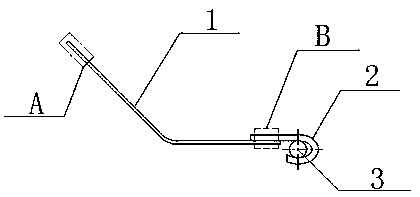 A welding structure of a relay contact reed assembly