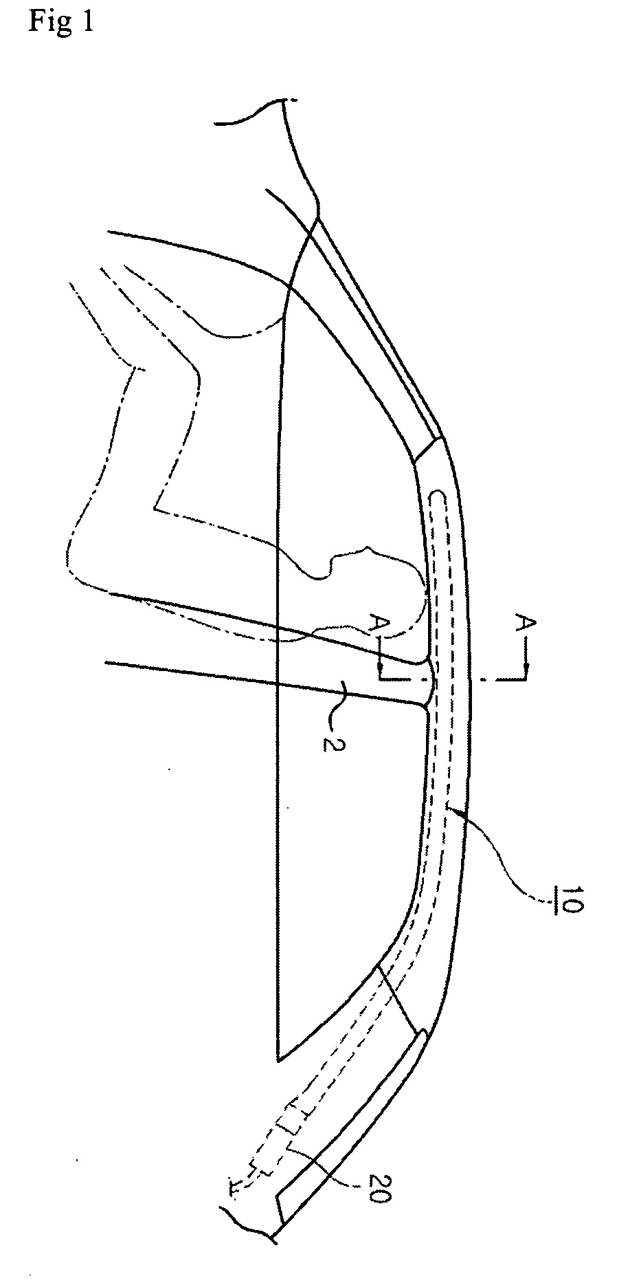 Automobile side airbag guide plate