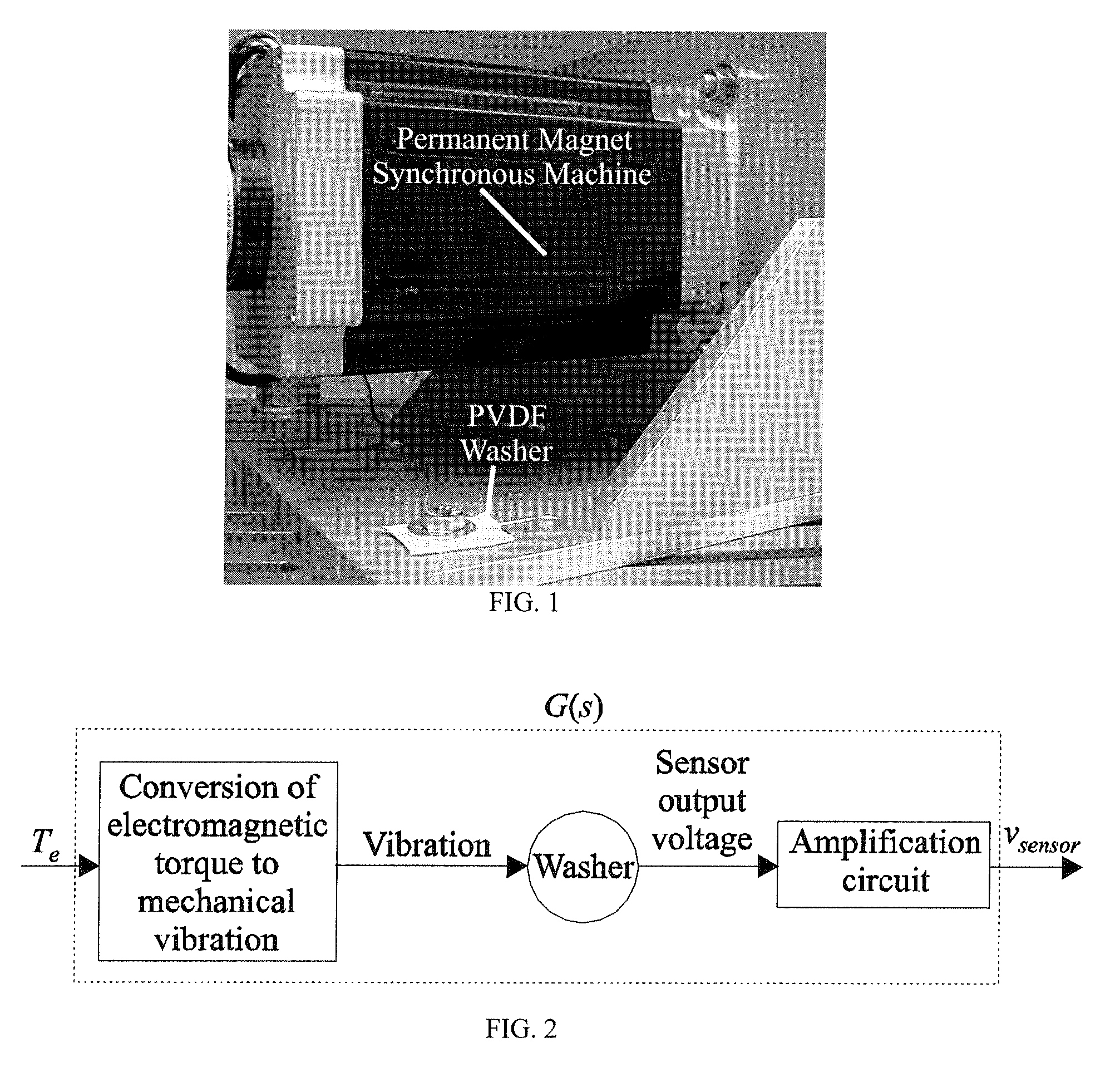 Rotor position sensing apparatus and method using piezoelectric sensor and hall-effect sensor