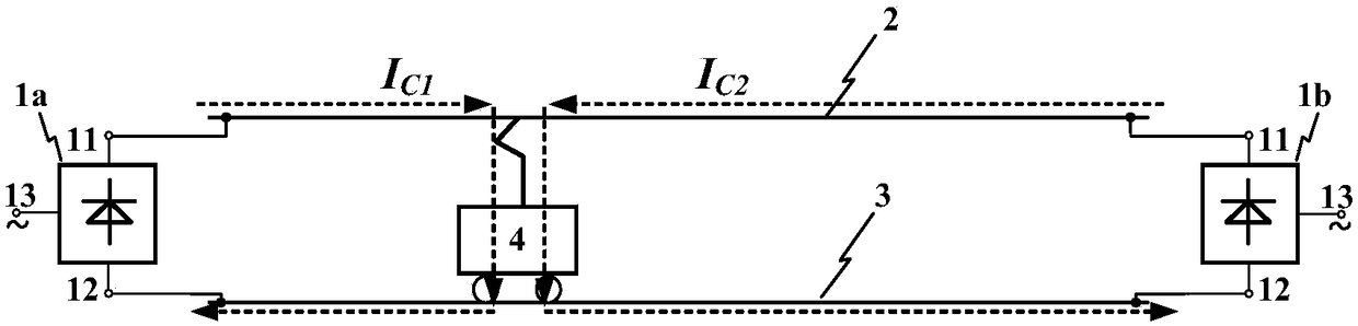 System for reducing potential of subway train track