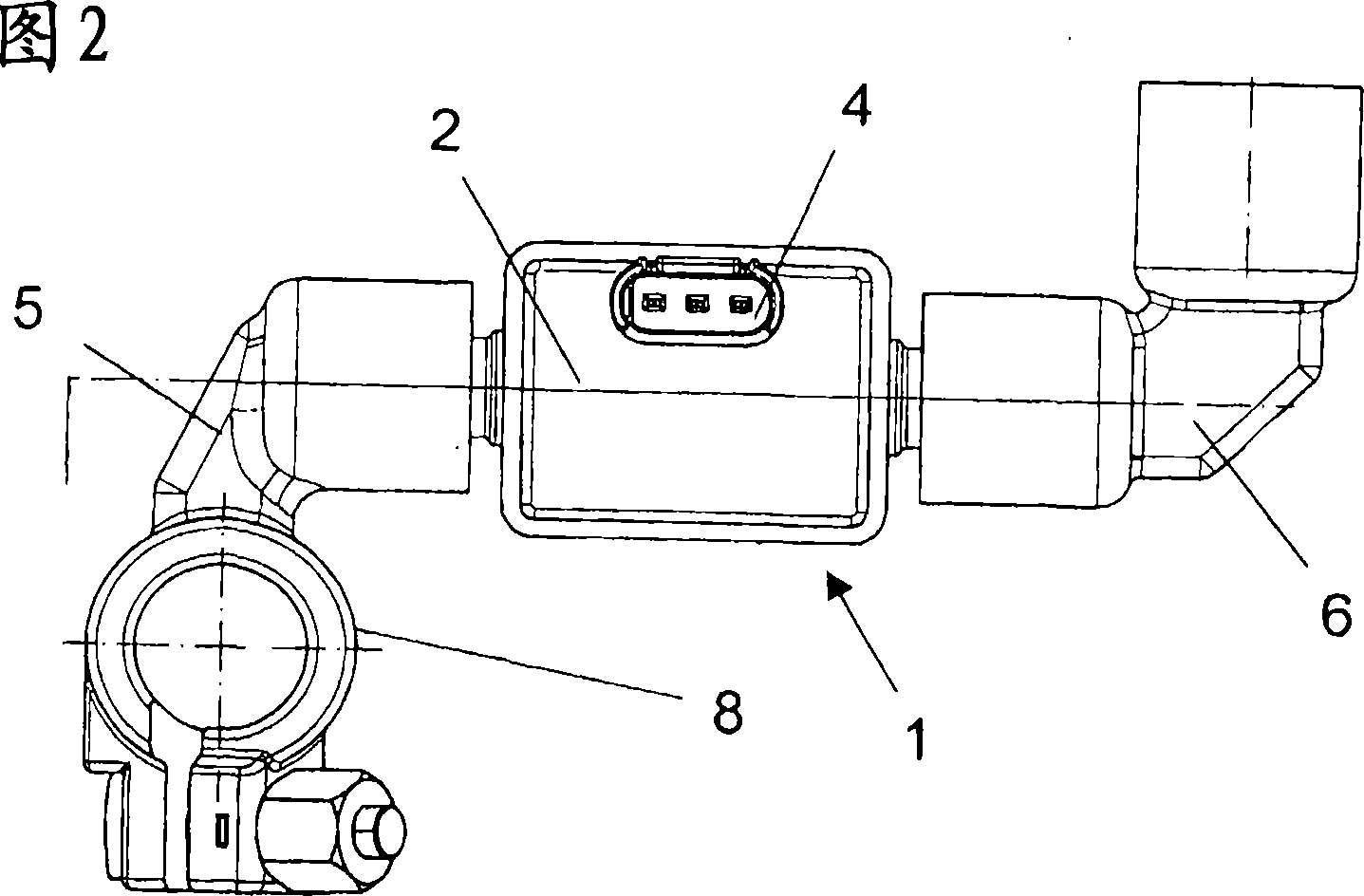 Accumulator current sensor for automobile