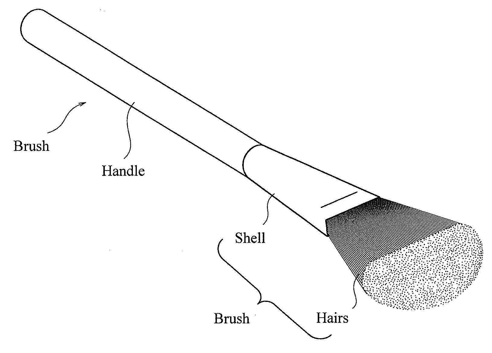 Cosmetic applicator and process for producing the same