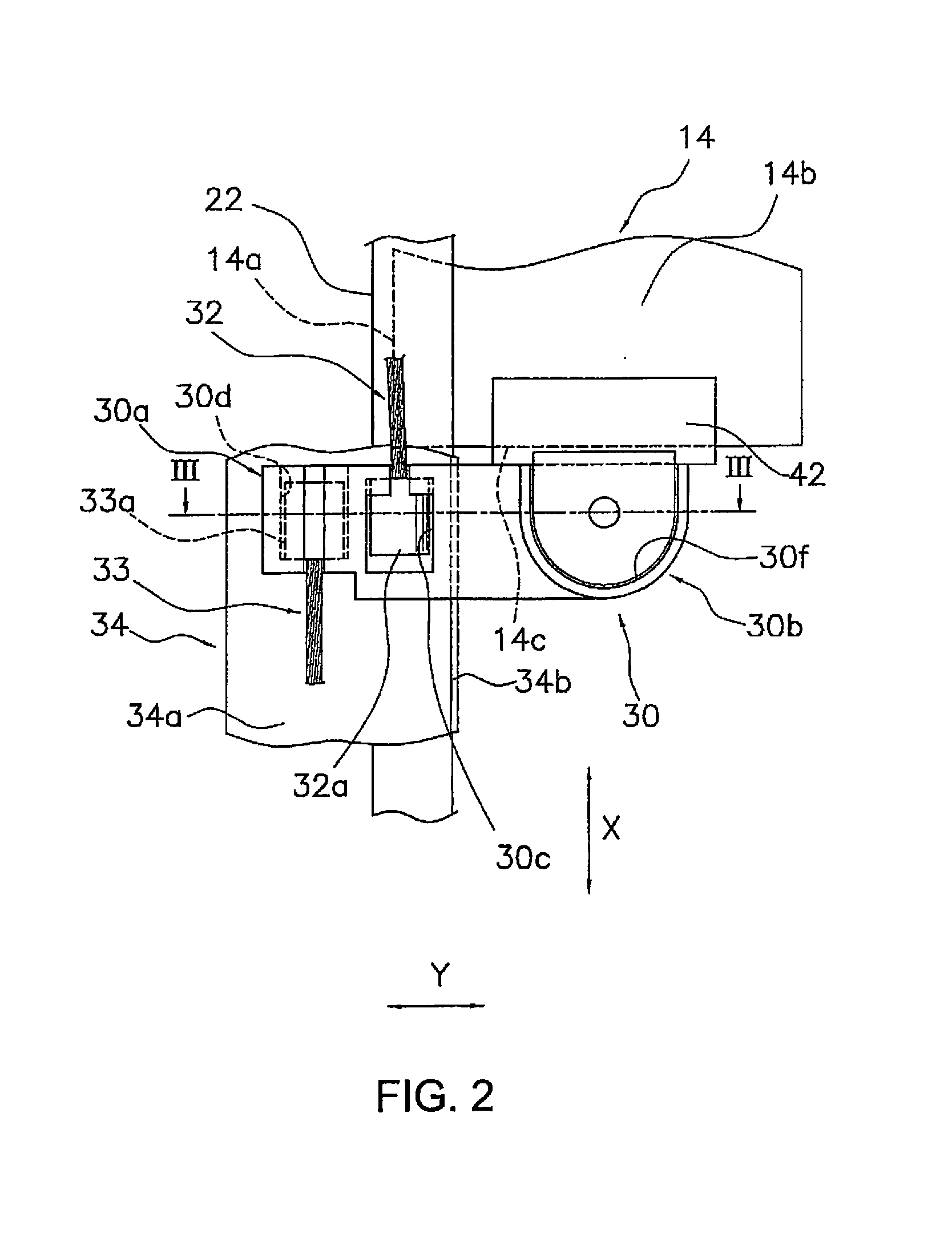 Vehicle window regulator, and vehicle door structure comprising the vehicle window regulator