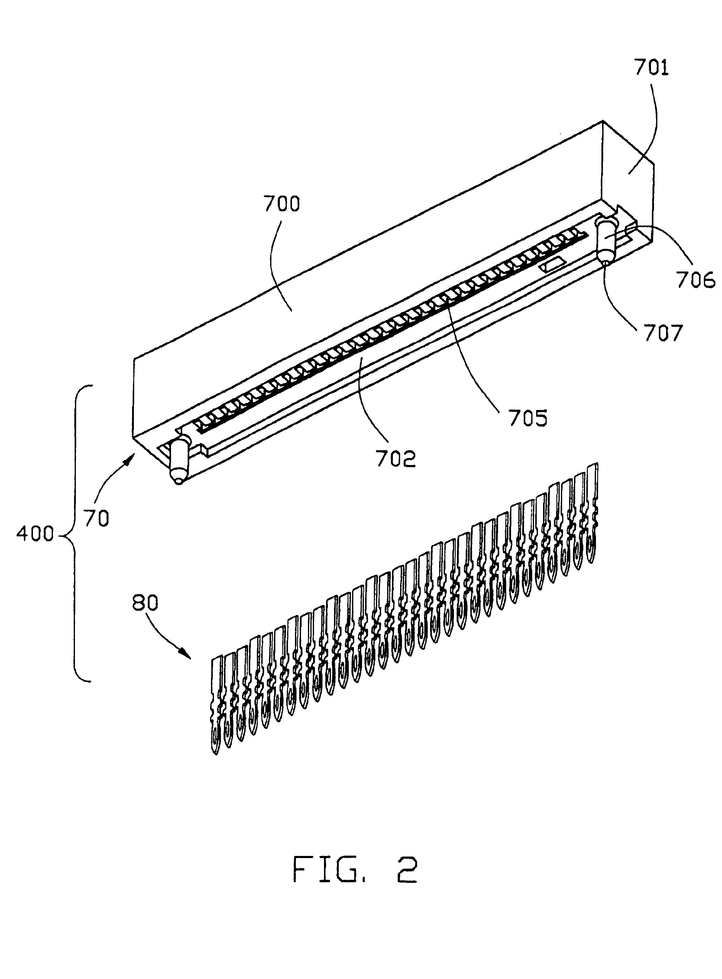 Serial ATA connector with compliant contact