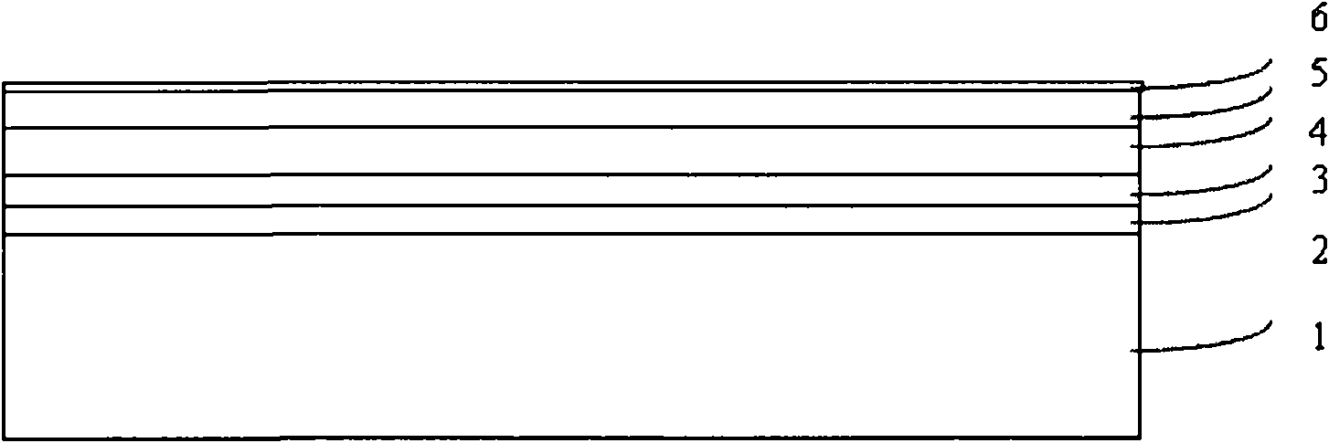 Method for making gradational diffusion photoelectric diode by using MOCVD epitaxial system